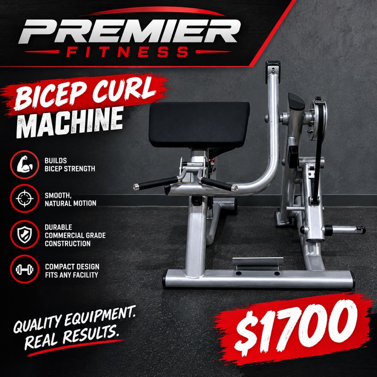 Plate-Loaded Biceps Curl